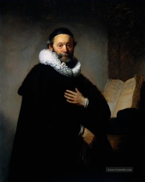  Rembrandt Malerei - Porträt von Johannes Wtenbogaert Rembrandt
